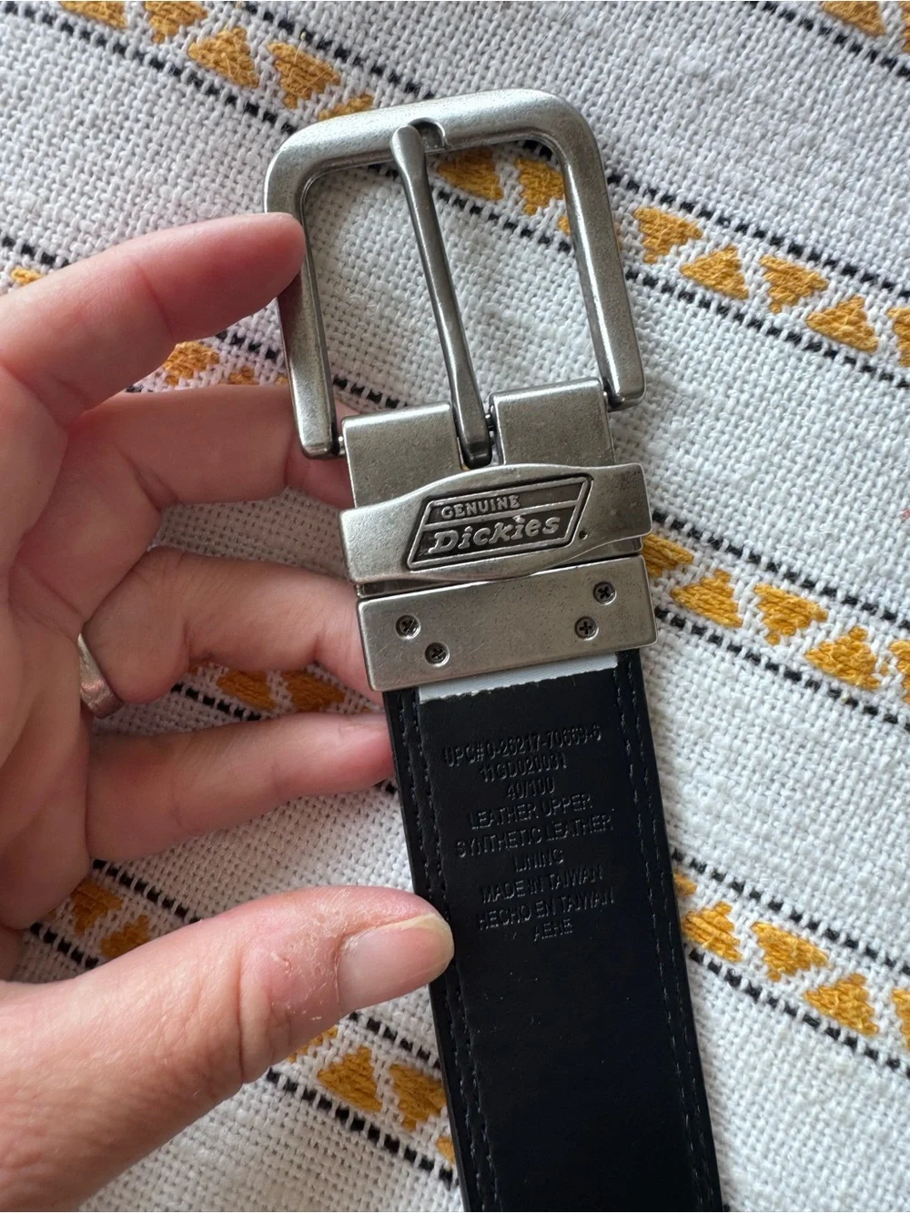 Dickies mens  belt vguc leather